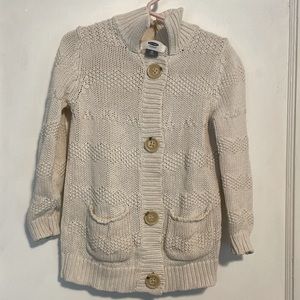 Girls old navy button button sweater